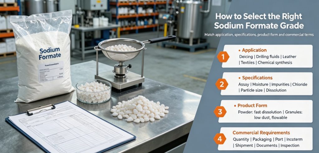 How to Select the Right Sodium Formate Grade